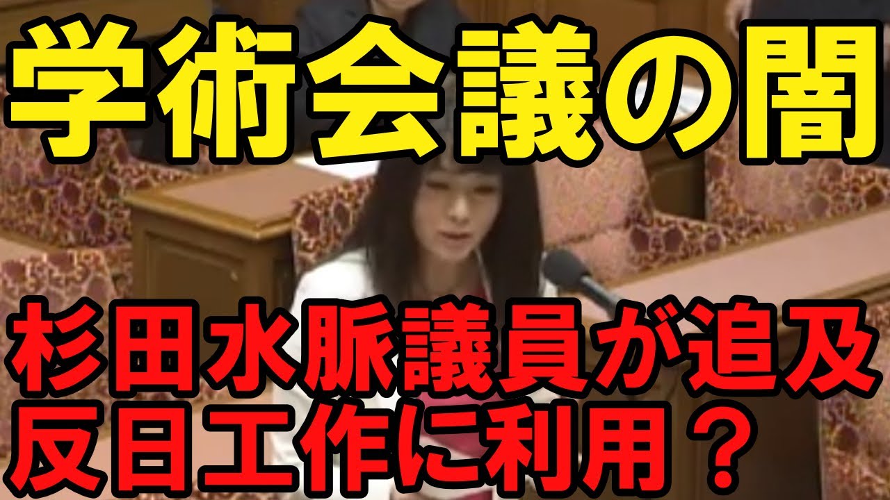 自民党・杉田水脈議員　孔子学院の危険性や学術会議の軍事研究拒否や科研費を追及　中国の大学へ協力に懸念