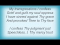 Jars Of Clay - God Be Merciful To Me Lyrics