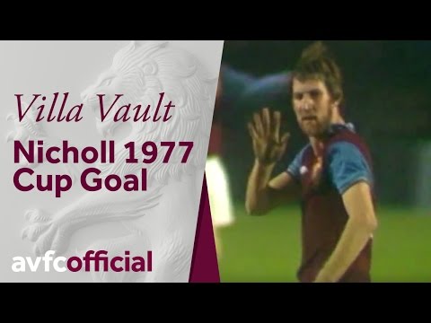 Chris Nicholl's 40-yard strike in 1977 League Cup Final