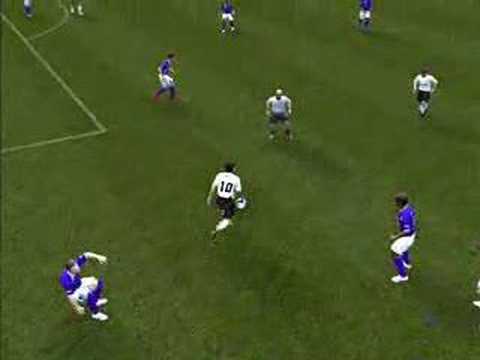 Douglas dribla 5 e Dentinho na sobra manda na trave - FIFA08-PC