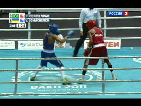 60kg.LOMACHENKO Vasyl (UKR) - CONCEICAO Robson (BRA) 04.10.2011