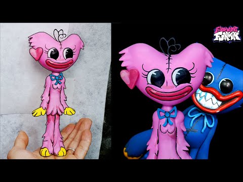 [FNF] Making Kissy Missy Sculpture Timelapse [Poppy Playtime] - Friday Night Funkin' Mod Huggy Wuggy