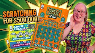 💥 PROFIT 💥 $500,000 JACKPOT HUNT! 🎟️ ILLINOIS LOTTERY SCRATCH-OFFS