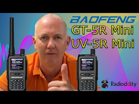 BAOFENG GT-5R (UV-5R) Mini - auspacken, Sendeleistung, Oberwellen, RX/TX Audio (deutsch/german)