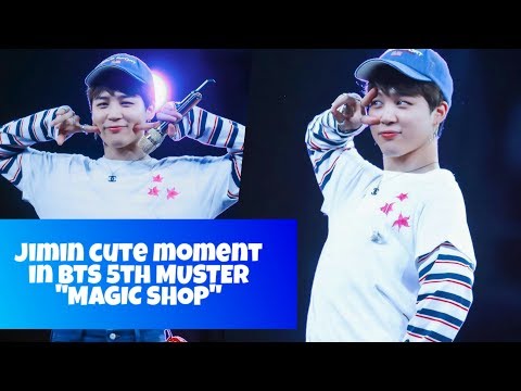 Jimin cute moment at BTS 5th MUSTER "MAGIC SHOP"