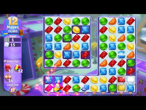 Wonka's World of Candy Level 610 NO BOOSTERS - A S GAMING ✔