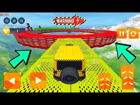 Taxi Car Stunts 2 Games 3D - Ramp Car Stunts - Impossible Car Games - Android GamePlay