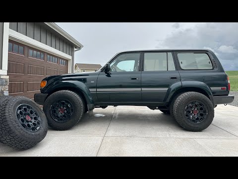 2023 Sequoia TRD Pro wheels on my 80 Series Land Cruiser!