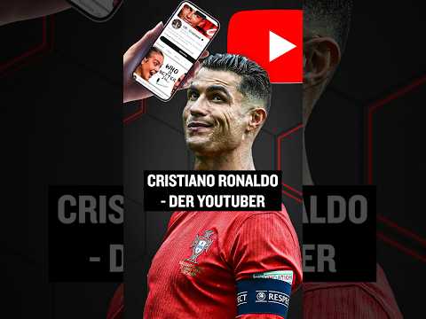 Cristiano Ronaldo ist jetzt Youtuber #shorts
