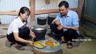 Mai's corn crop starts from seeds to delicious corn cakes. Robert. Green forest life 