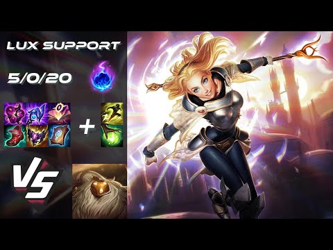 SUPPORT Lux vs Bard - EU Grandmaster Patch 26.3