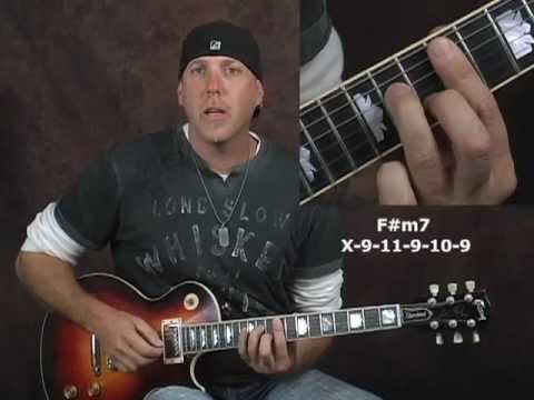 Rock blues lead guitar target note soloing lesson notes scales arpeggios over chords pt2