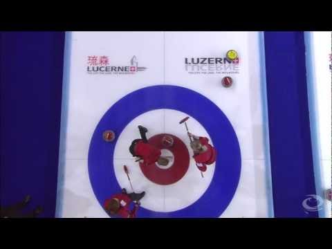 CURLING: WWCC 2013 Draw 16 GER vs SWE - HIGHLIGHTS
