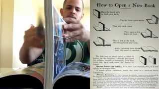 How to open an Omnibus or a Hardcover.