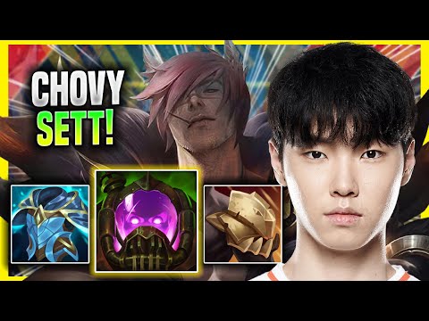 CHOVY DESTROYING WITH SETT! - GEN Chovy Plays Sett MID vs Corki! | Season 2022