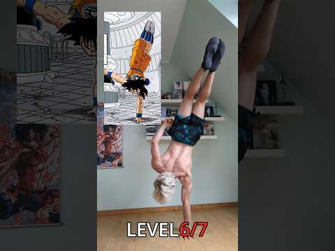 Level 7 took all my strength 💀 #goku #baki #anime #manga #challenge #flexibility #workout  #inosuke