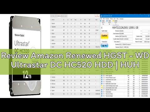 Review Amazon Renewed HGST - WD Ultrastar DC HC520 HDD | HUH721212ALE601 | 12TB 7200RPM SATA 6Gb/s 2