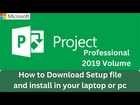 how to install microsoft project professional 2019 || microsoft project professional 2019 setup