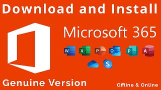 How to Download and Install Microsoft Office 365 - Offline Iso Available