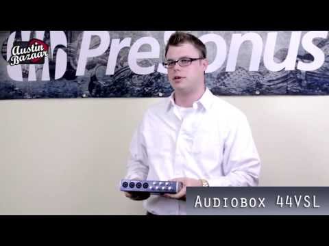 PreSonus AudioBox 44VSL 4x4 USB 2.0 Audio Interface Demo