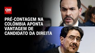 Vídeo: Eleições na Colômbia: Pré-contagem aponta vantagem de Abelardo de la Espriella | CNN PRIME TIME