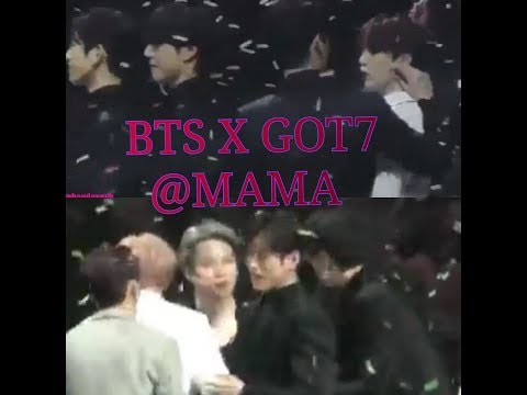 [GOTBANGTAN]  BTS X GOT7 MOMENT 181212 #MAMA