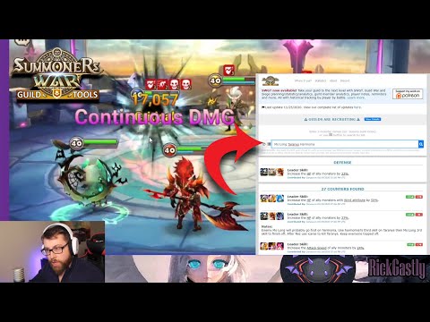 Cerusa's 3 Monster Defense Tool - Summoners War G3 Siege