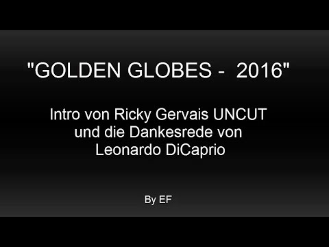 Golden Globe 2016 - UNCUT..!  (Deutsch)