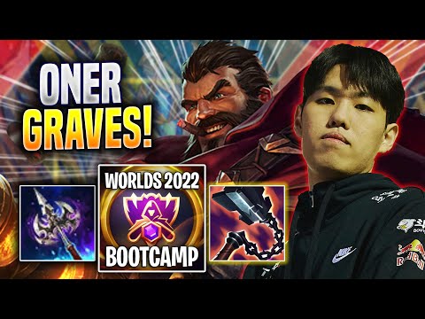 ONER CHILLING WITH GRAVES! - T1 Oner Plays Graves JUNGLE vs Fiddlesticks! | Bootcamp 2022