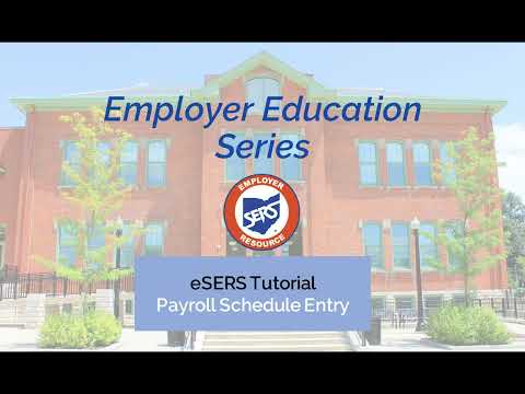 Payroll Schedule Entry