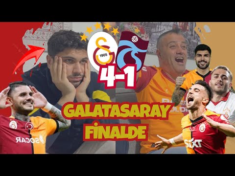 GALATASARAYDAN RAHAT GALİBİYET | GALATASARAY 4 – 1 TRABZONSPOR Süper Kupa Maç Tepki