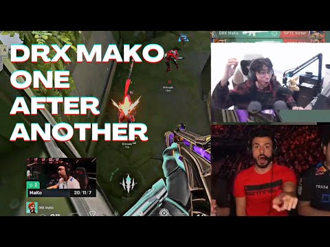 SEN TARIK, TENZ BOTH CRAZY Reaction on DRX MAKO 4K