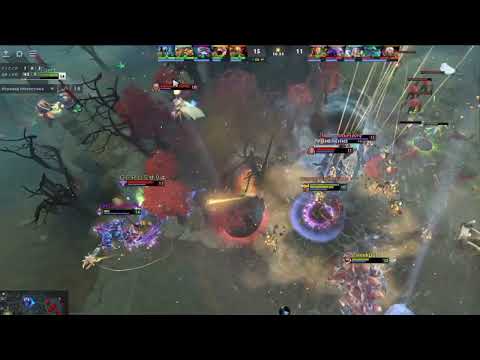 fountain explosion 💥 😮 Ultra kill on Techies and explosion on enemy fountain (report to Techies()