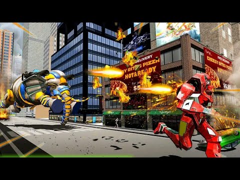 Elephant Robot Vs Lion robot Transform War Games