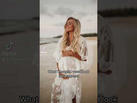 WHAT I THOUGHT I WOULD LOOK LIKE PREGNANT VS. REALITY #shorts