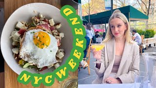 WEEKEND IN NYC VLOG | Tribeca Rooftop Soul Cycle & American Bar