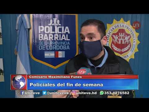 Policiales del fin de semana