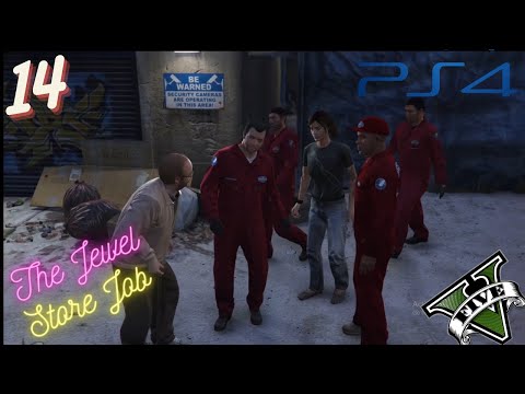 Grand Theft Auto 5 PS4 Gameplay Walkthrough | Part 14 | The Jewel Store Job