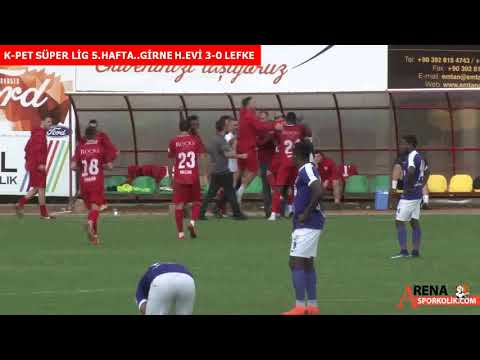 K-PET SÜPER LİG 5.HAFTA..GİRNE H.EVİ 3-0 LEFKE