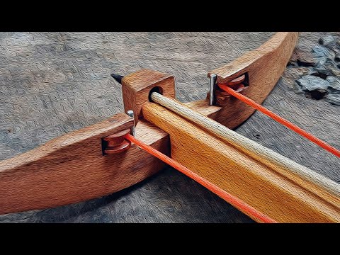 100% Handcrafted - How to build a "BULL-like " Slingshot Crossbow