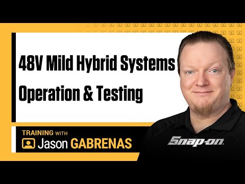 48V Mild Hybrid Systems Operation & Testing with Jason Gabrenas | Snap-on Diagnostics UK