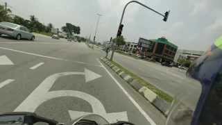 preview picture of video '2014 Kawasaki ZX10-R: (Aeon Station 18, Ipoh) Solo-Ride'