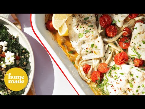 Baked Mediterranean Cod Recipe | Easy Weeknight Dinner