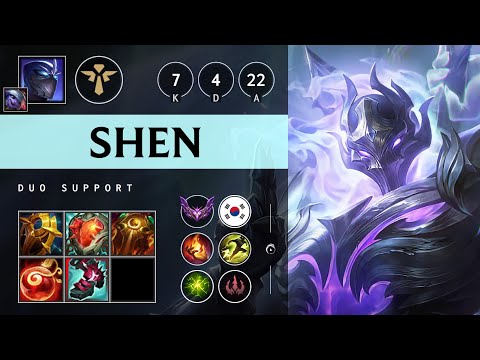 Shen Support vs Braum - KR Master Patch 25.06