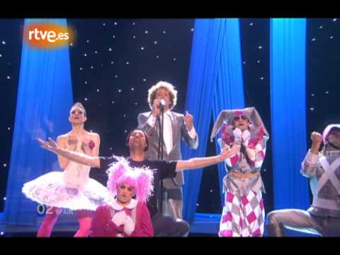 Eurovisión 2010 - El espontáneo Jimmy Jump sabotea a Diges