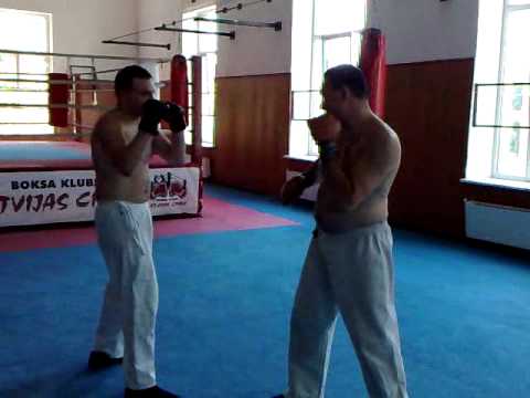 Jevgenijs Repovs & Eduards Flinters training