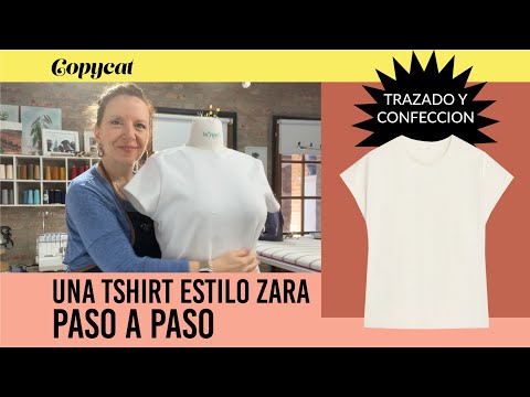 How to trace and sew a Zara-style T-shirt with your own measurements!