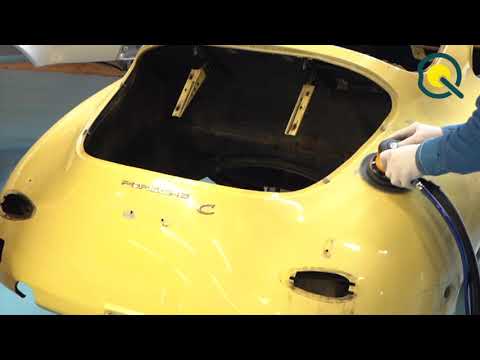 Holle oppervlakken, rondingen en moeilijk bereikbaar plekken schuren met een unieke schuurmachine.