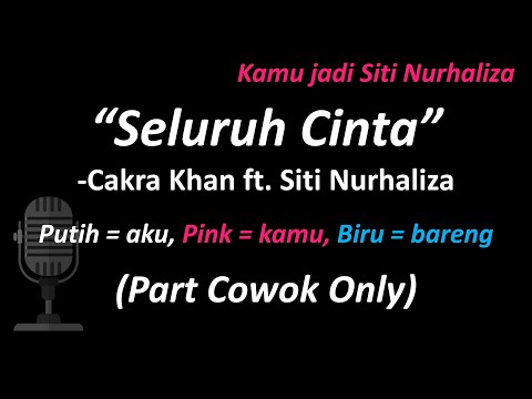 Siti Nurhaliza & Cakra Khan - Seluruh Cinta (Part Cowok Only) | Cover