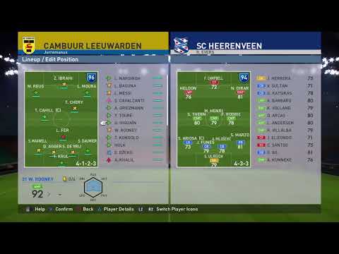 Pes16 Cambuur Leeuwarden season 2035